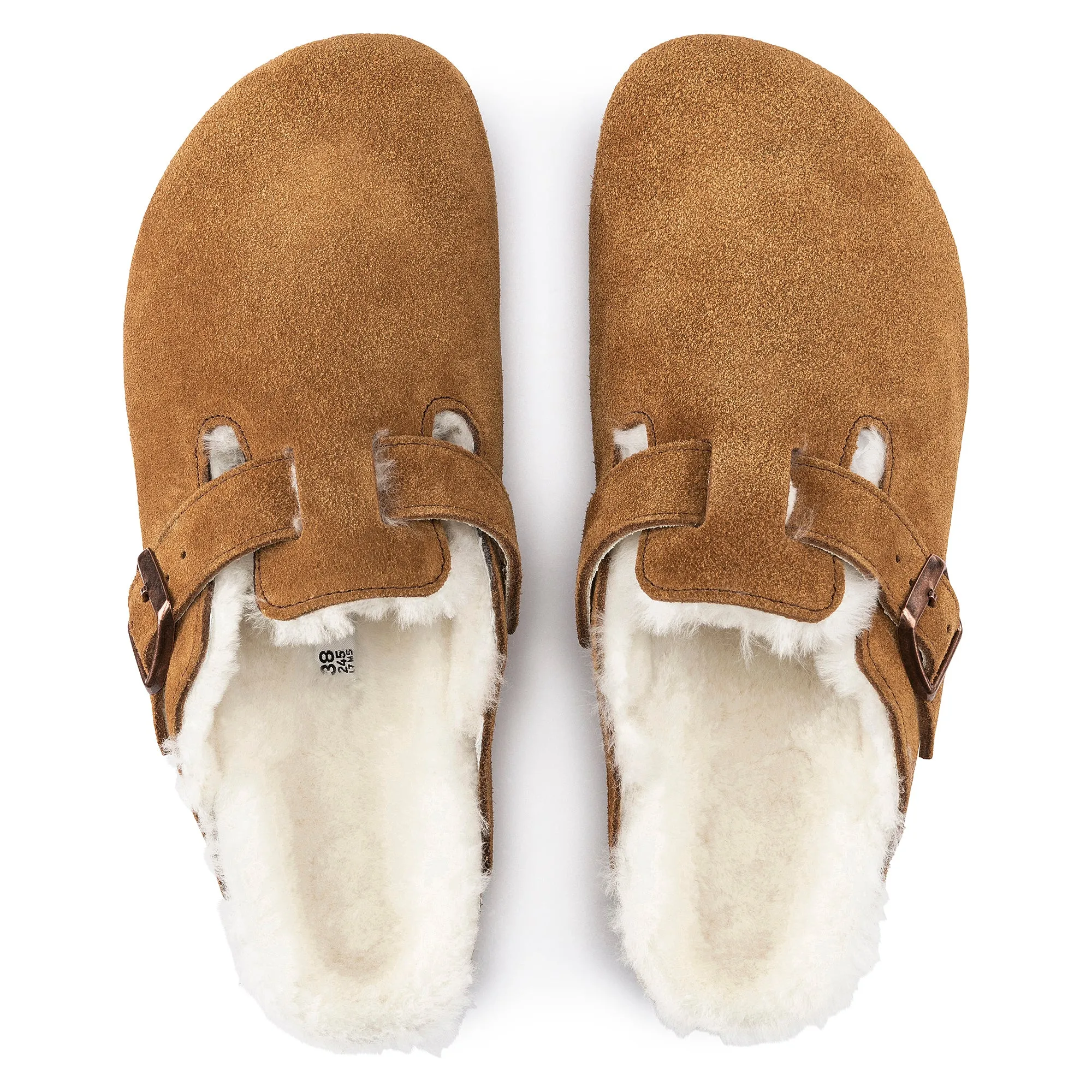 Birkenstock Boston Shearling - Mink/Natural