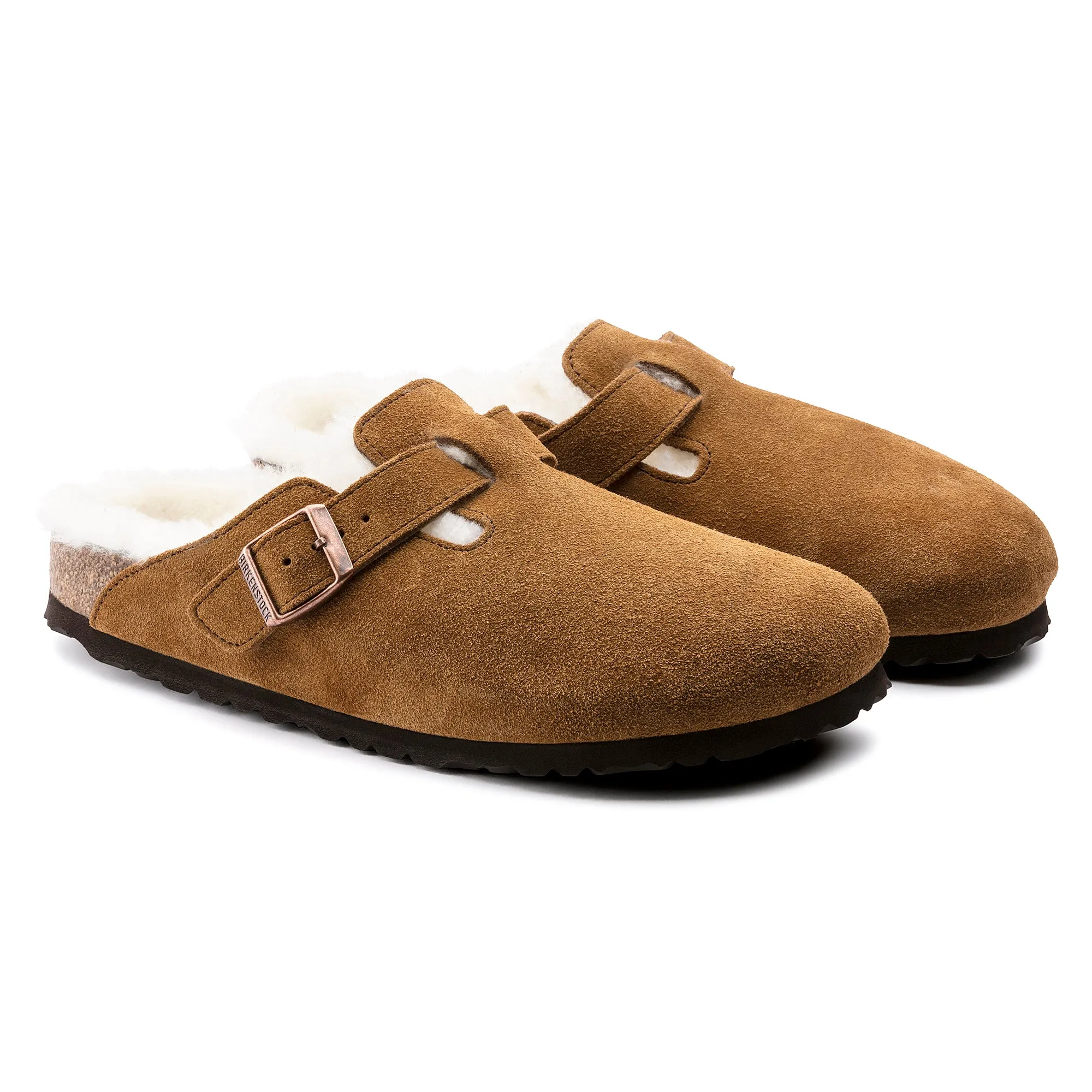 Birkenstock Boston Shearling - Mink/Natural