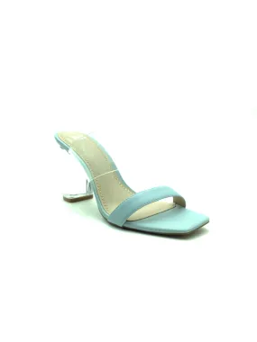 BP. Sandals Blue Clear Heel Size: 7.5