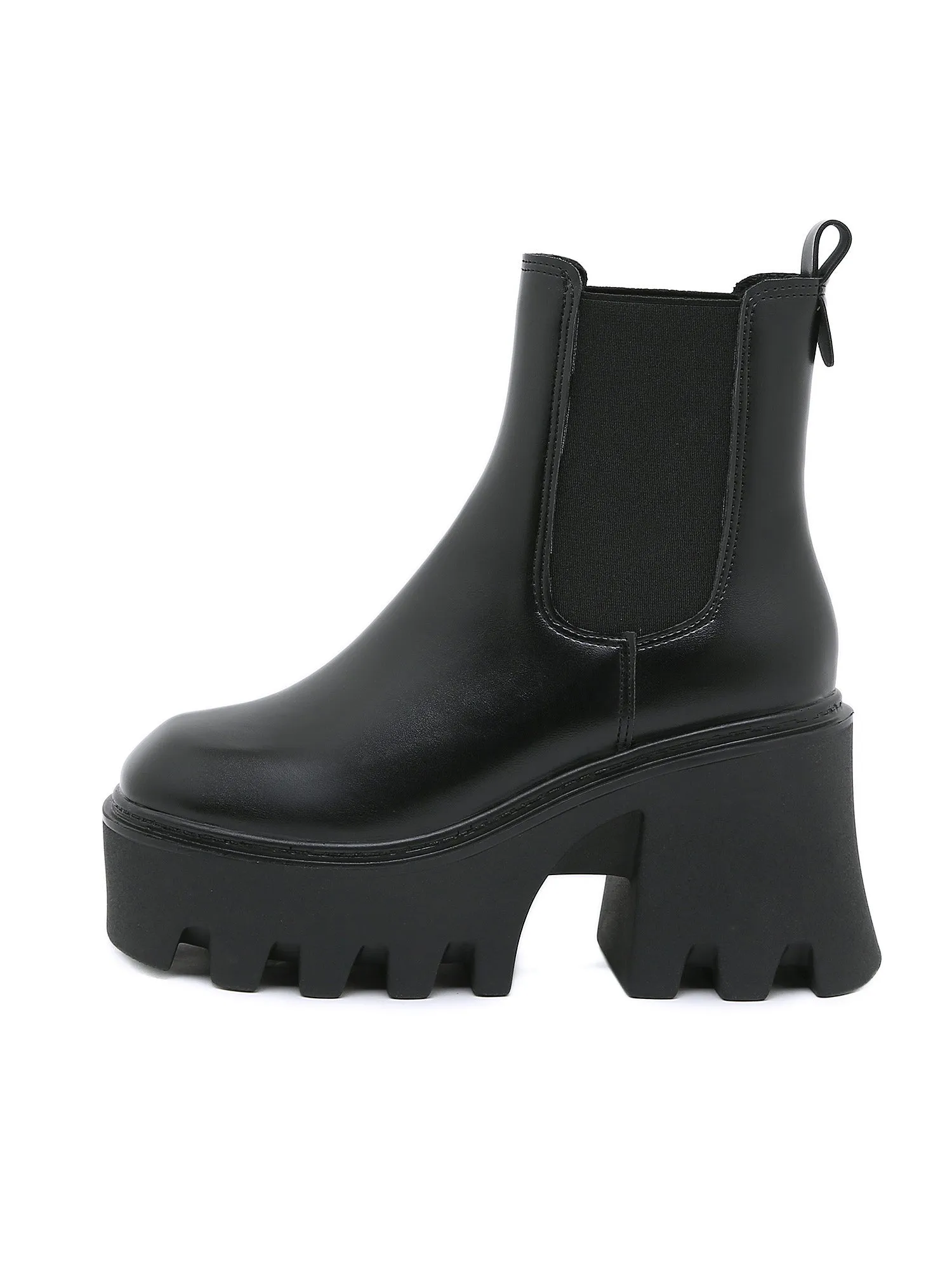 British Style Thick-soled Chimney Boots