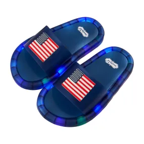 Flag Light Up Sandals - Mudpie