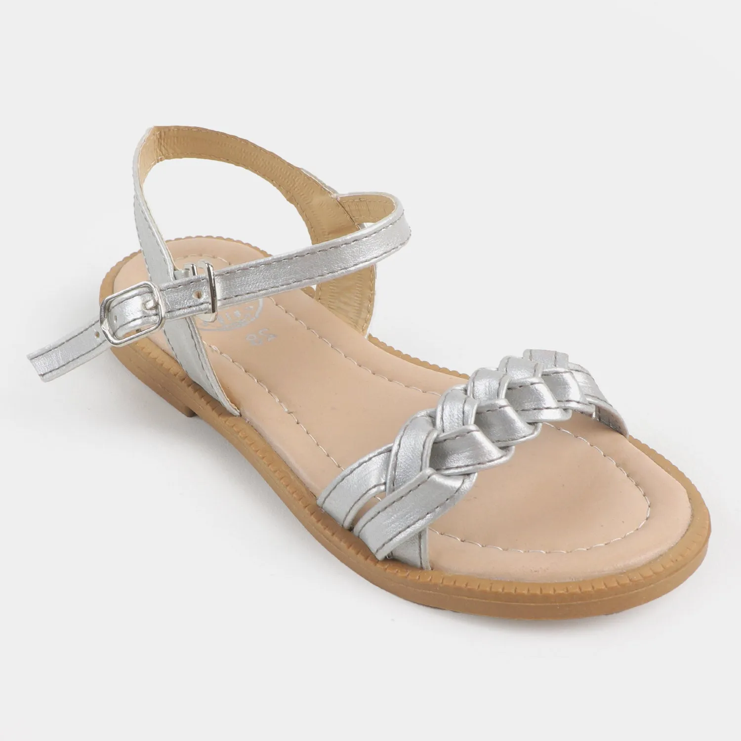 Girls Sandal 456-3 - SILVER