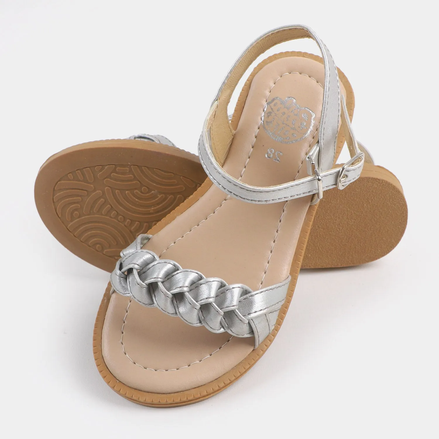 Girls Sandal 456-3 - SILVER