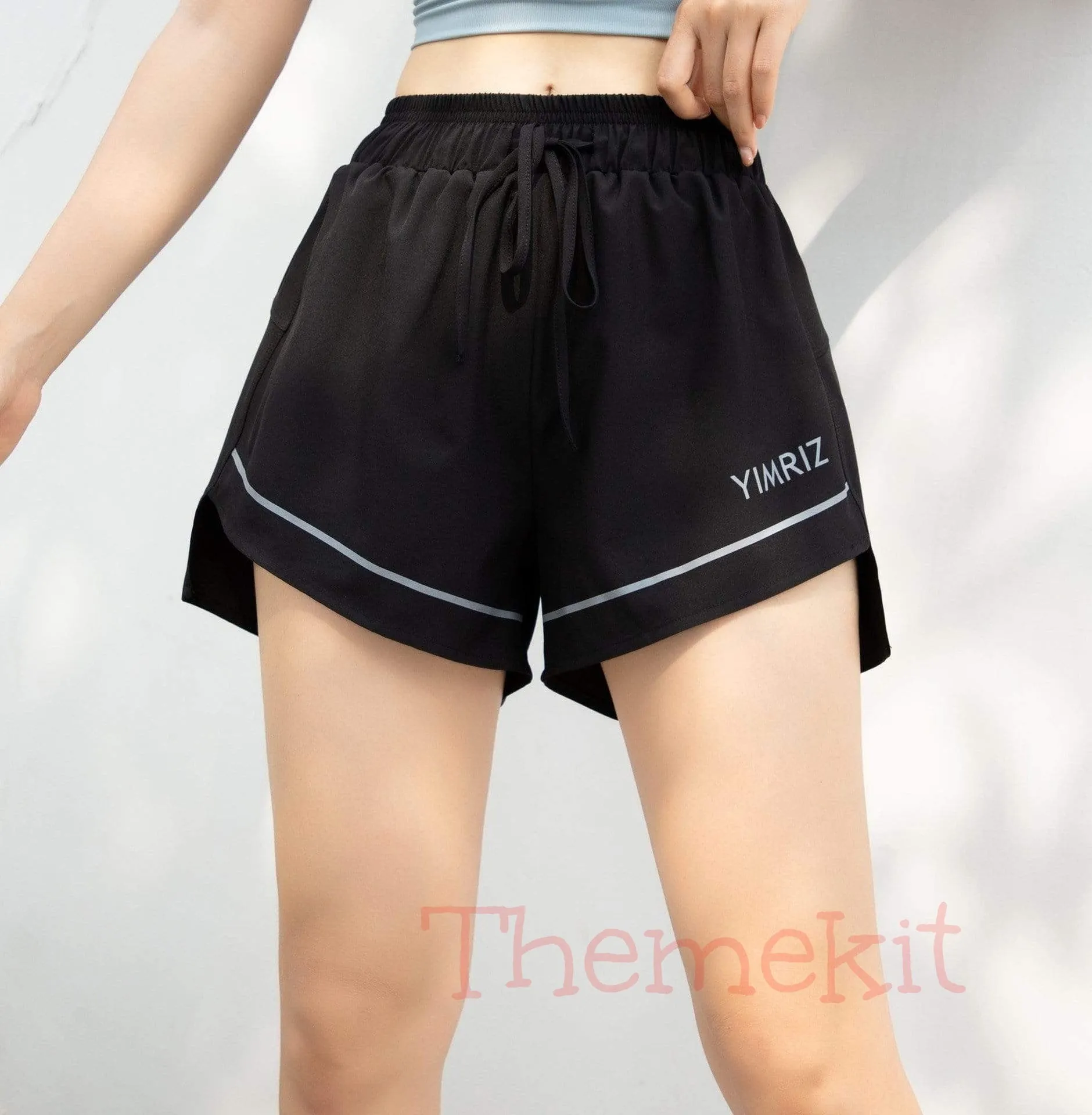 High Waist Quick Dry Loose Sports Shorts