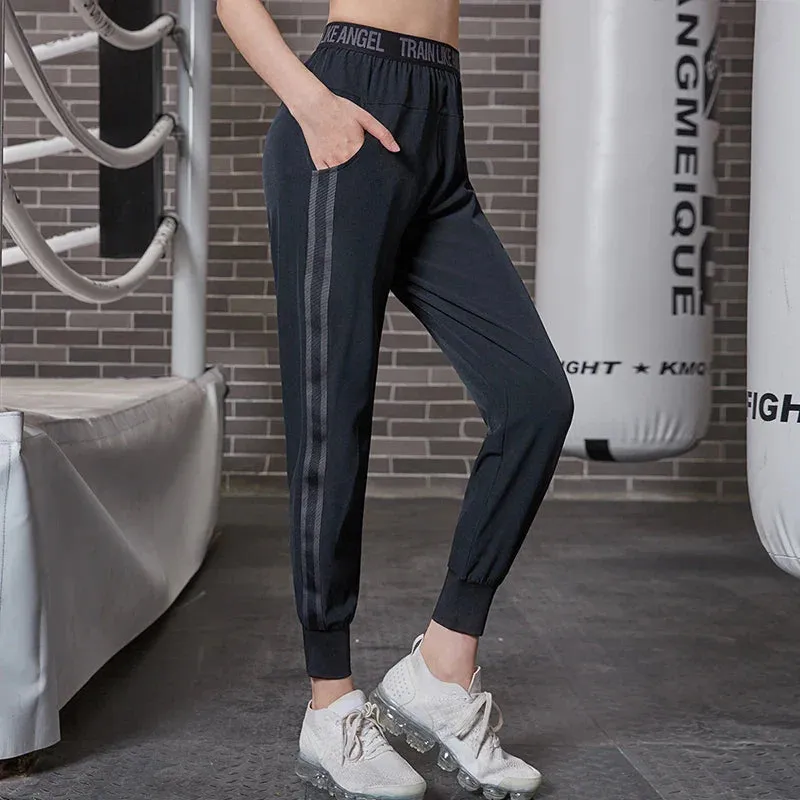 Loose Thin Quick Dry High Waist Yoga Sweatpants