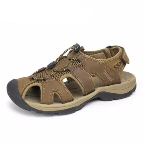 Men Sandals Genuine Leather Summer Fashion