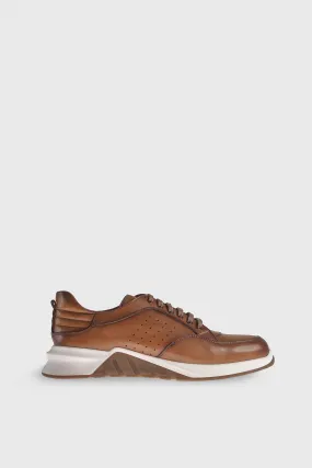 Men's Breathable Casual Tan Sneakers