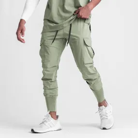 Men's Quick Dry Bunched Feet Overalls Running Pants