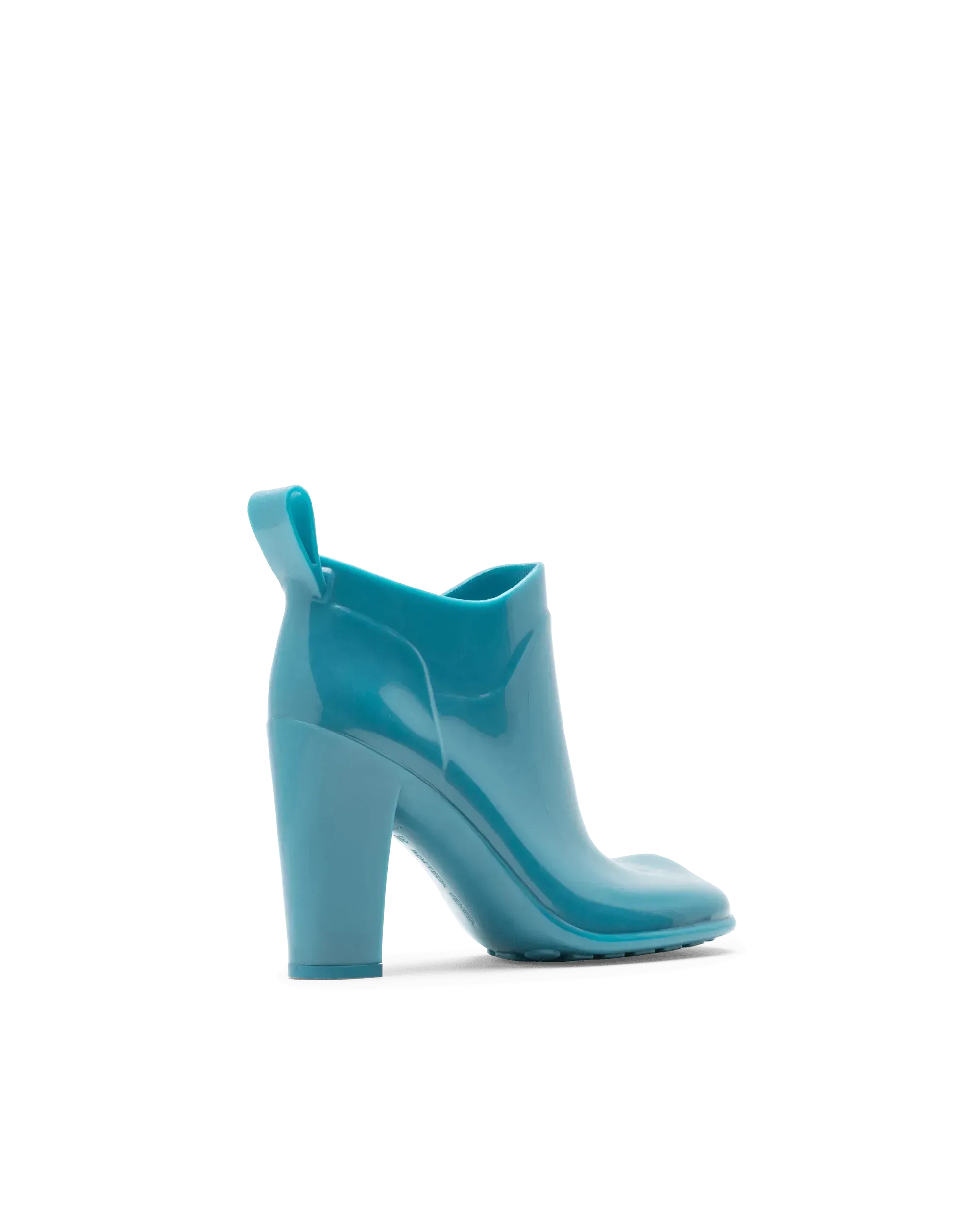 Shiny Rubber Ankle Boots