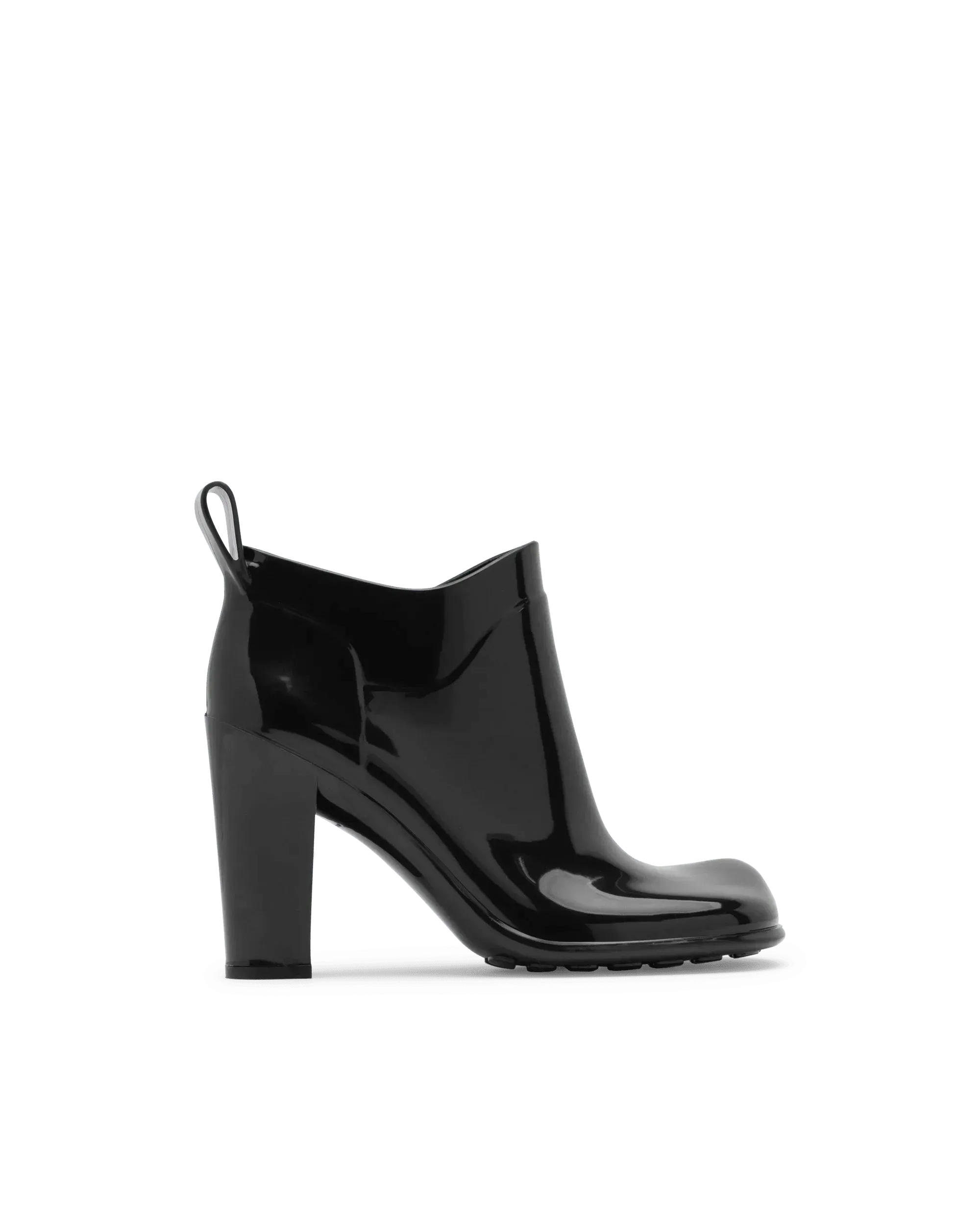 Shiny Rubber Ankle Boots