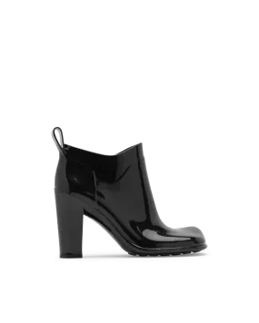 Shiny Rubber Ankle Boots