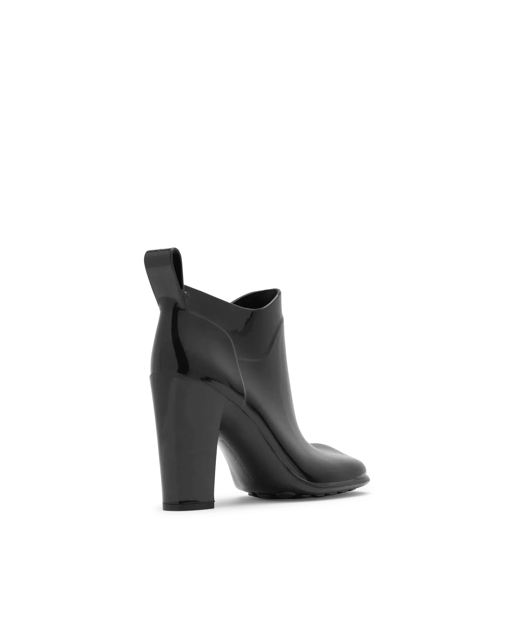 Shiny Rubber Ankle Boots