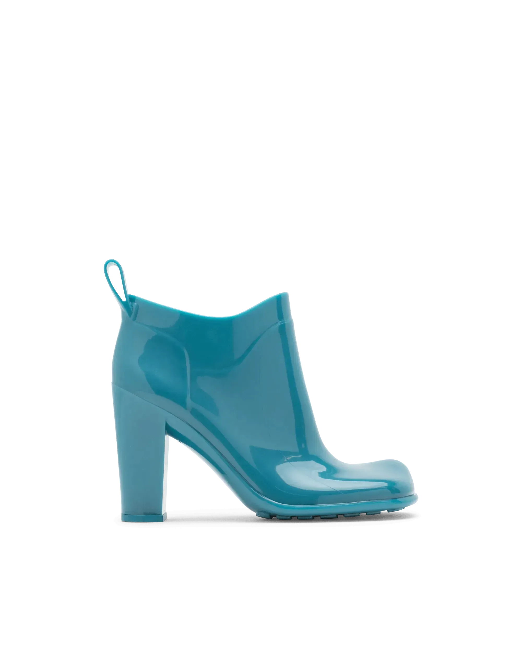 Shiny Rubber Ankle Boots