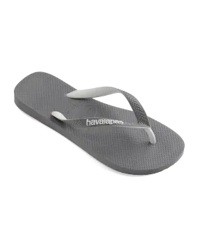 Top Mix Flip Flops in Steel Grey & Steel Grey