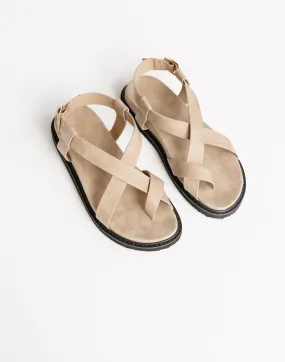 Zarai Sandals (Taupe Nubuck) - By Billini