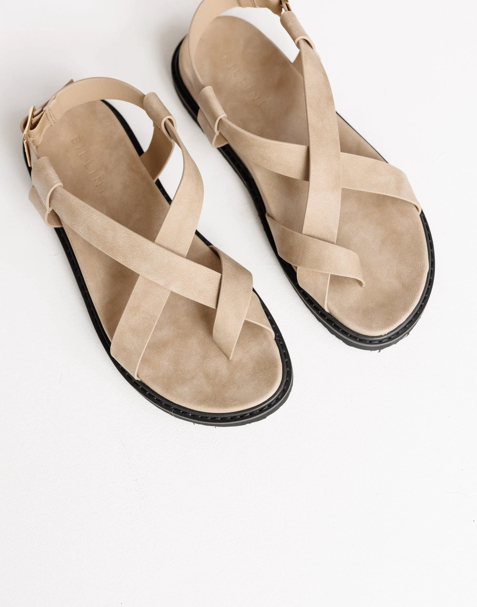 Zarai Sandals (Taupe Nubuck) - By Billini